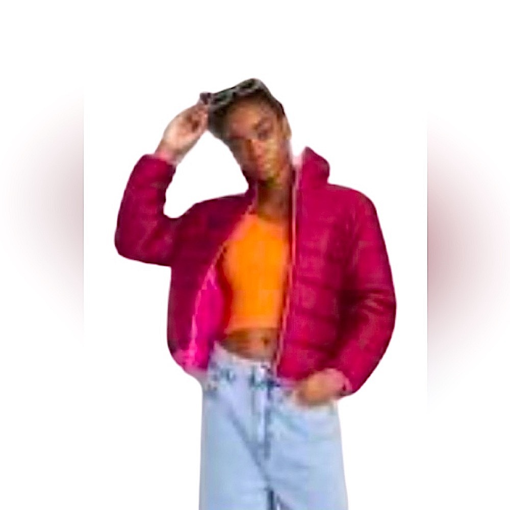 NWT Wild Fable Pink Puffer Jacket, size Large